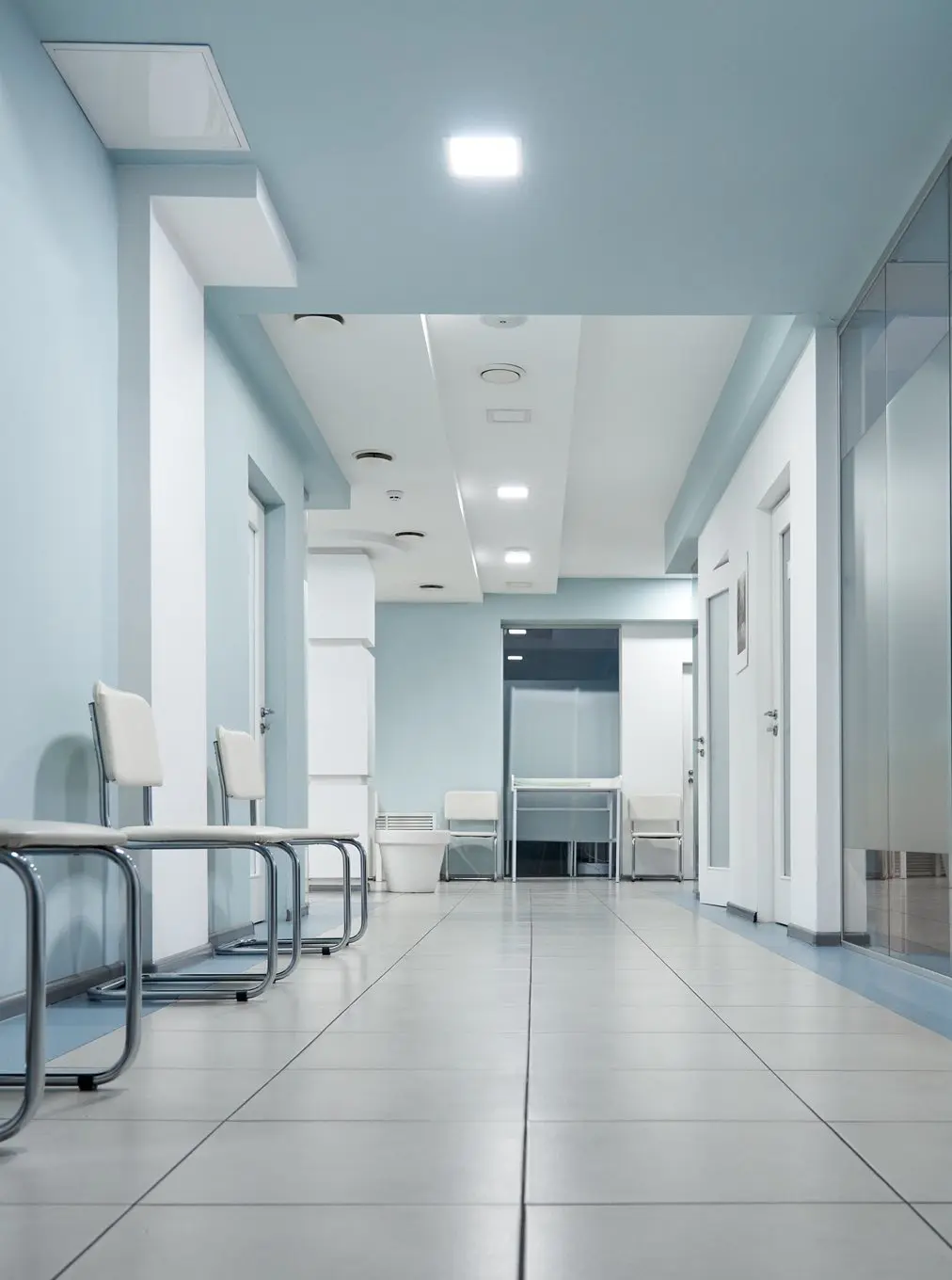 Bloom IVF clinic corridor